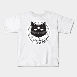 Psychic Cat Society Kids T-Shirt